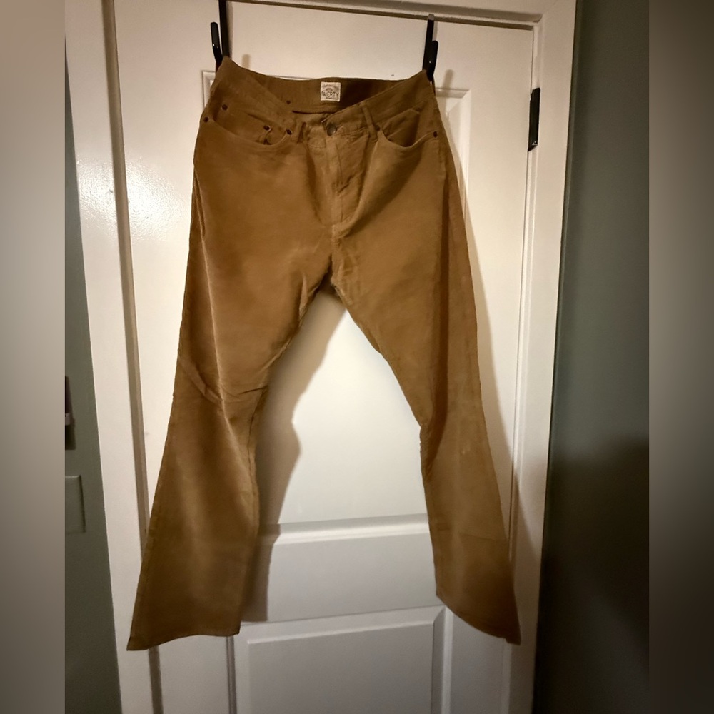 Faherty Men's Brown Corduroy Pants